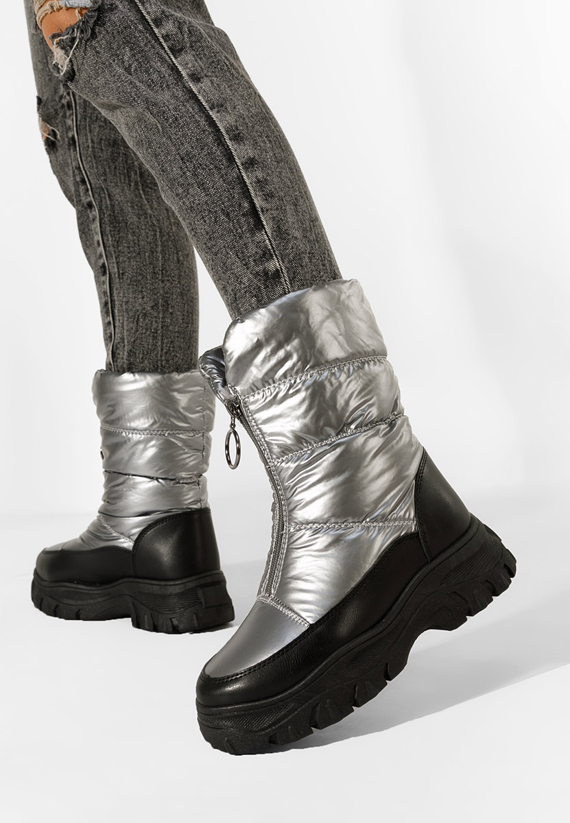 Strieborné dámské sněhule Beneda