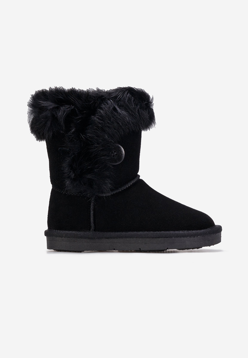E-shop Čierne dievčenské čížmy Patisa