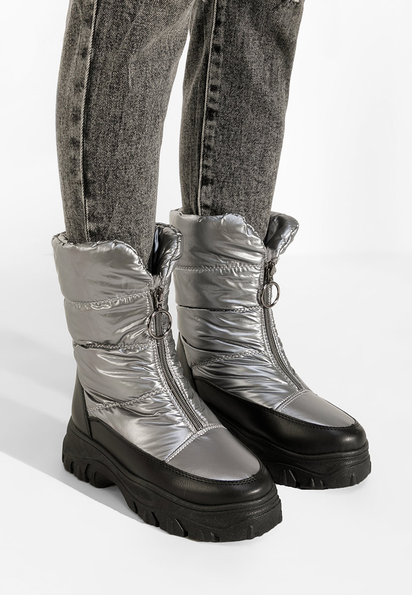 Strieborné dámské sněhule Beneda