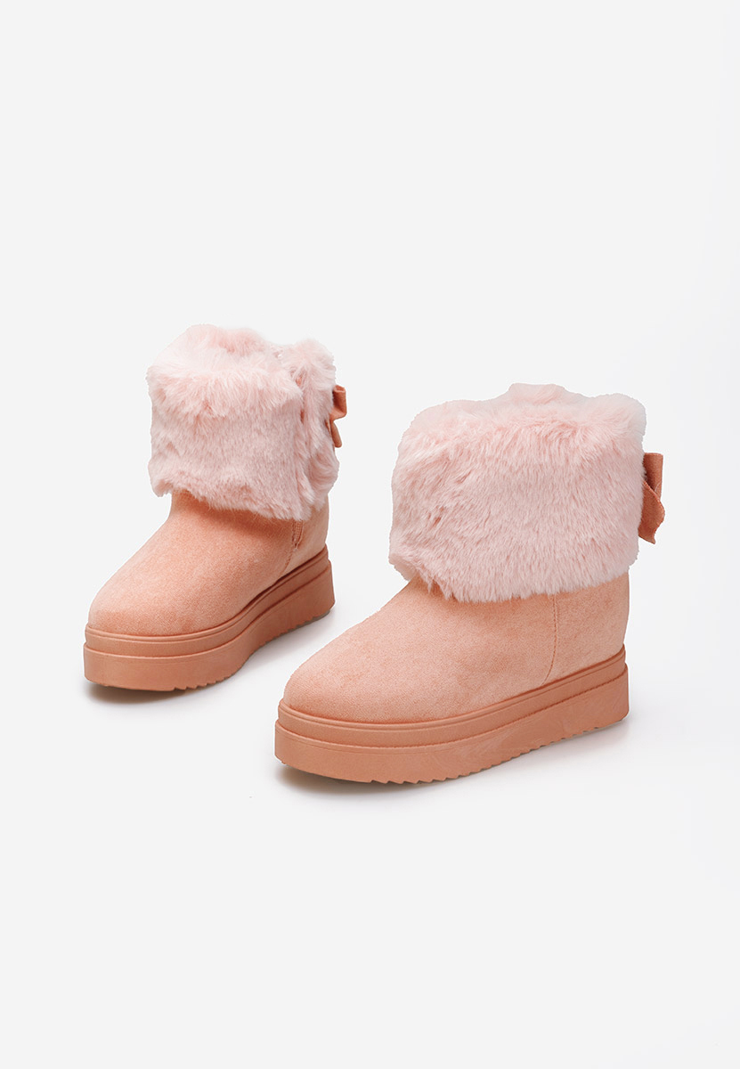 Ružové členkové dámske snehule Michi