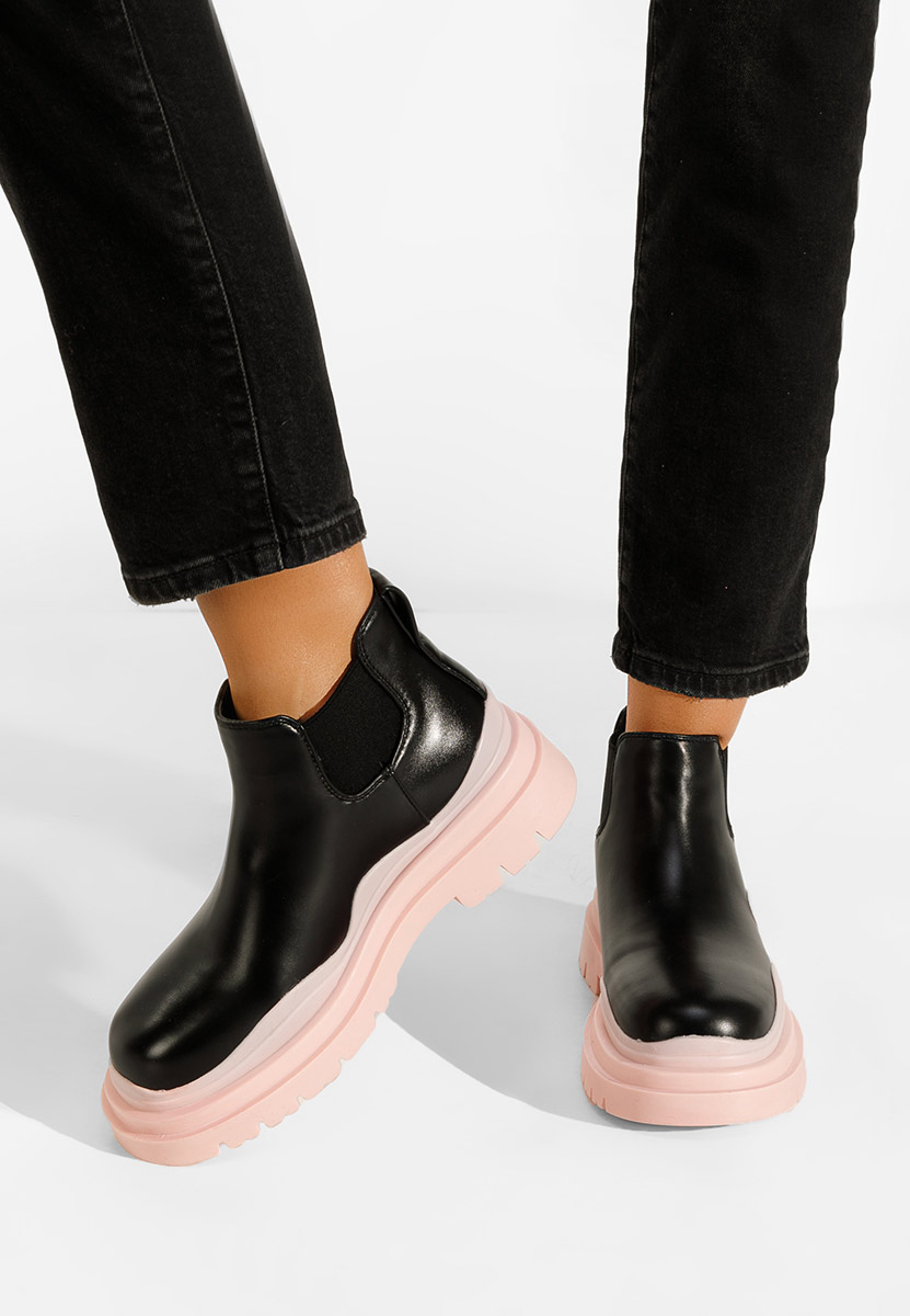 Ružové členkové topánky Zamora