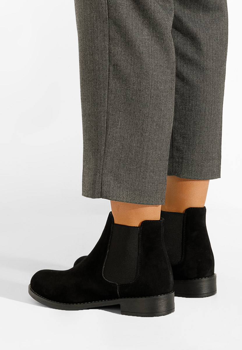 Čierne členkové topánky chelsea Campina V2