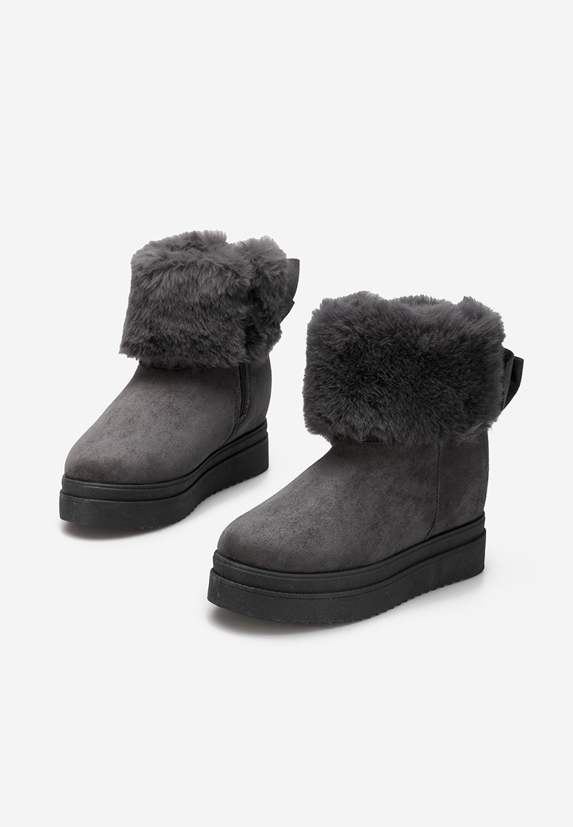 Sivé členkové dámske snehule Michi