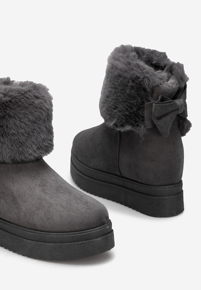 Sivé členkové dámske snehule Michi