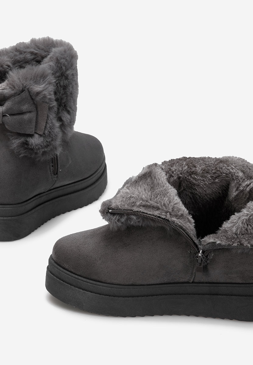 Sivé členkové dámske snehule Michi