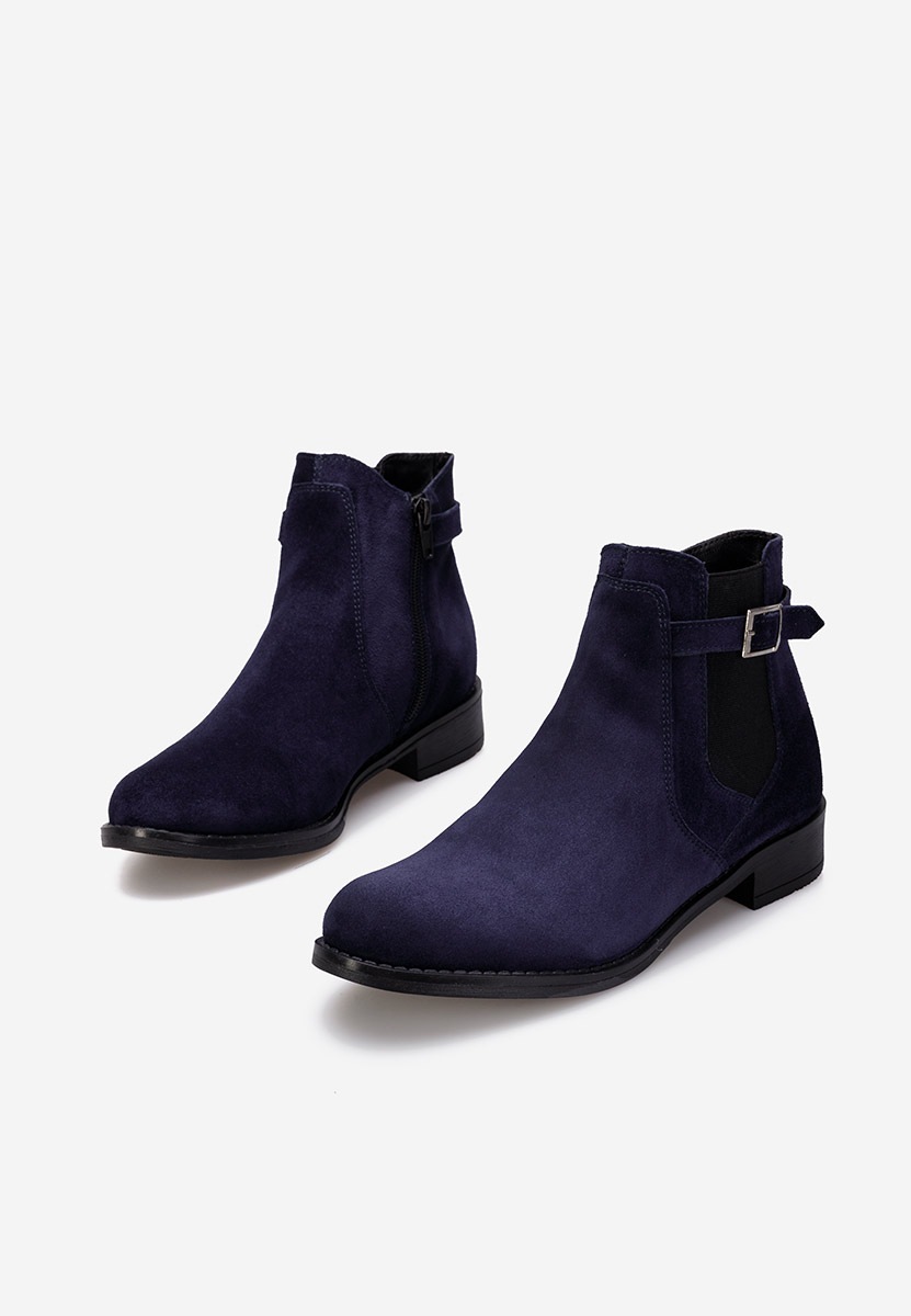 Tmavomdoré kožené členkové čižmy Antequera V2