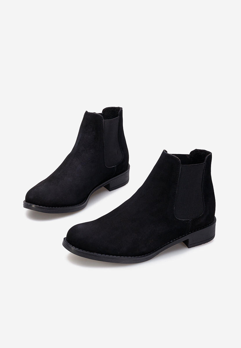 Čierne členkové topánky chelsea Campina V2