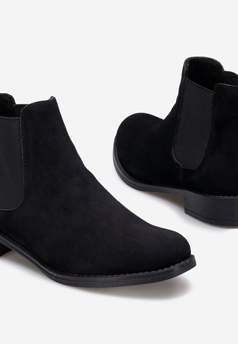 Čierne členkové topánky chelsea Campina V2