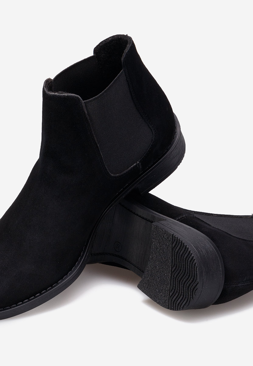 Čierne členkové topánky chelsea Campina V2