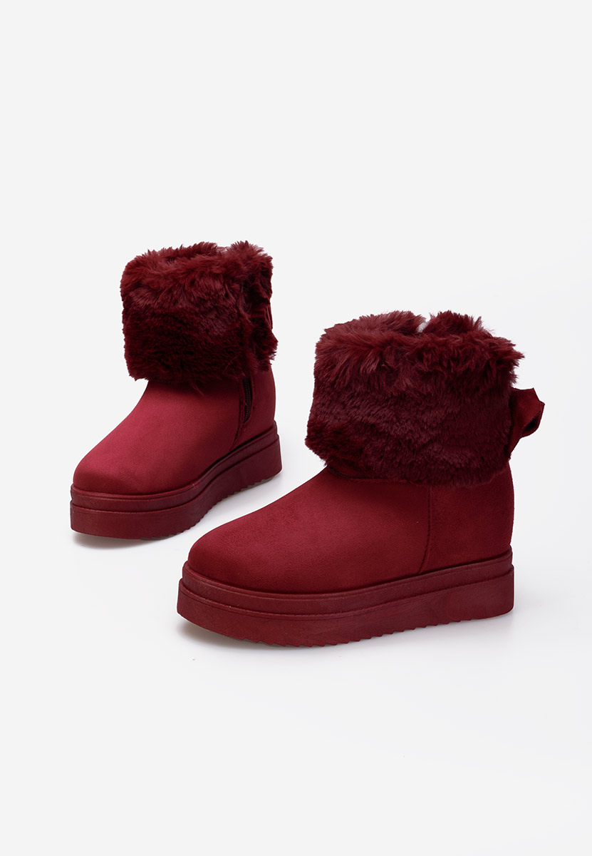 Bordové čižmy na platforme Michi