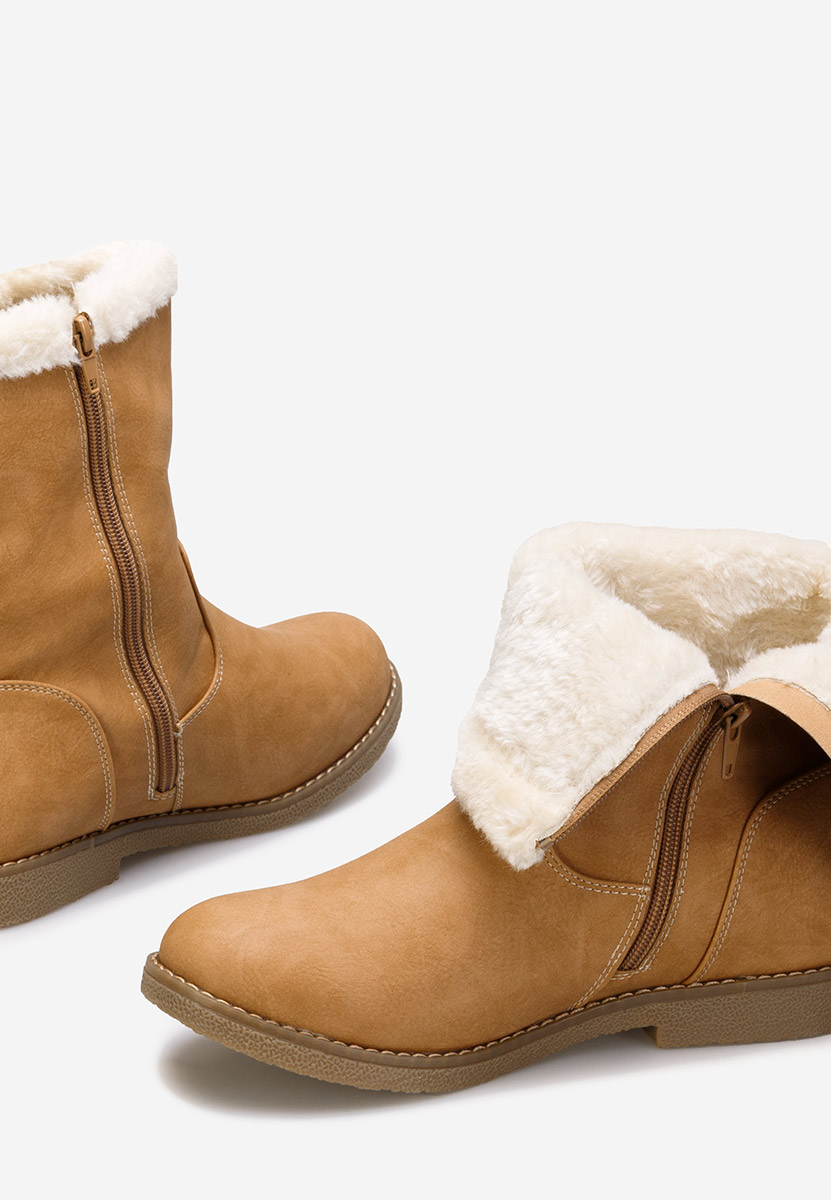 Camelové dámské sněhule Milena