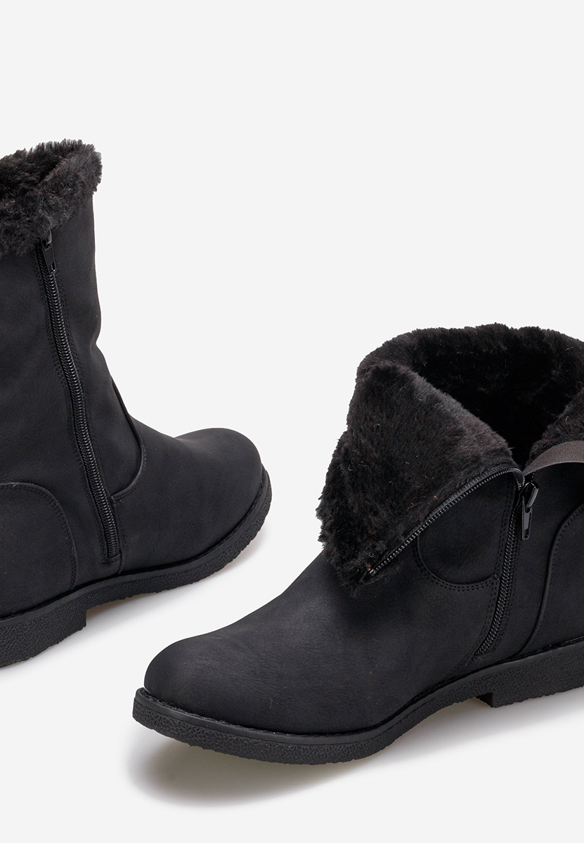 Čierne dámské sněhule Milena