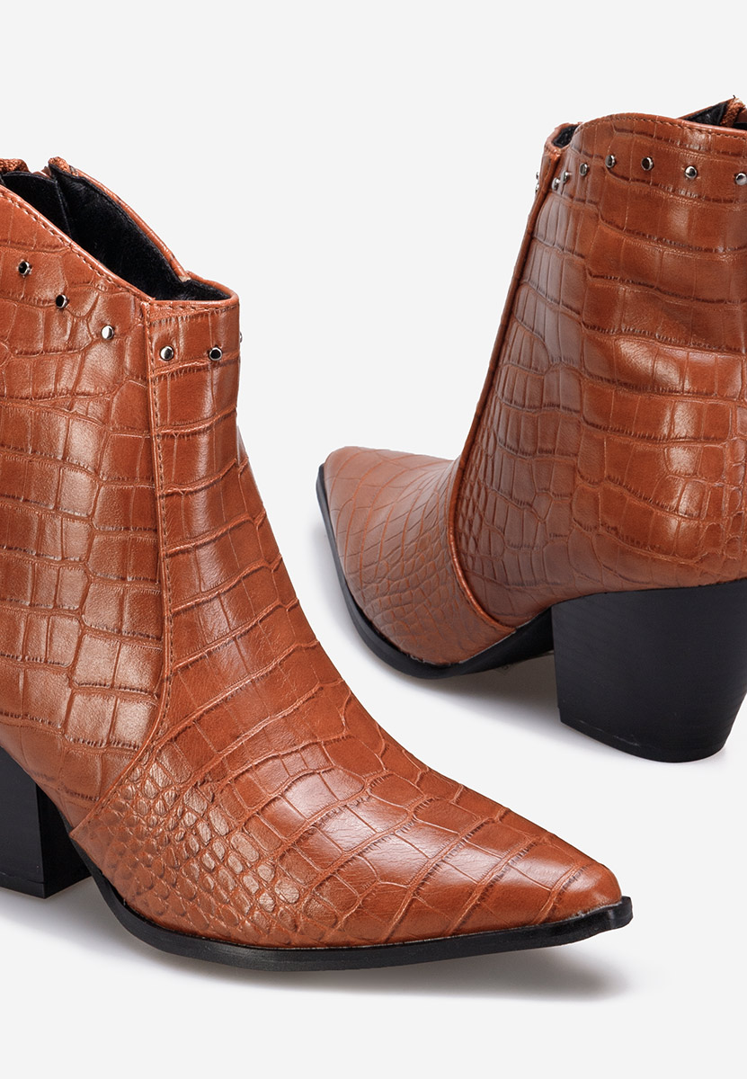 Camelové kovbojské čižmy Thera