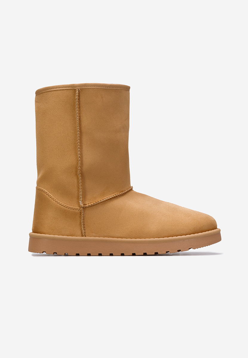 Camelové členkové dámske snehule Anora