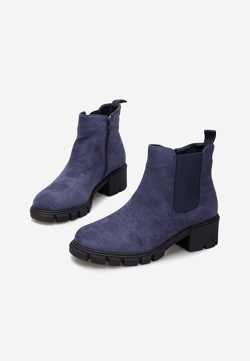 Modré členkové čižmy Alyona