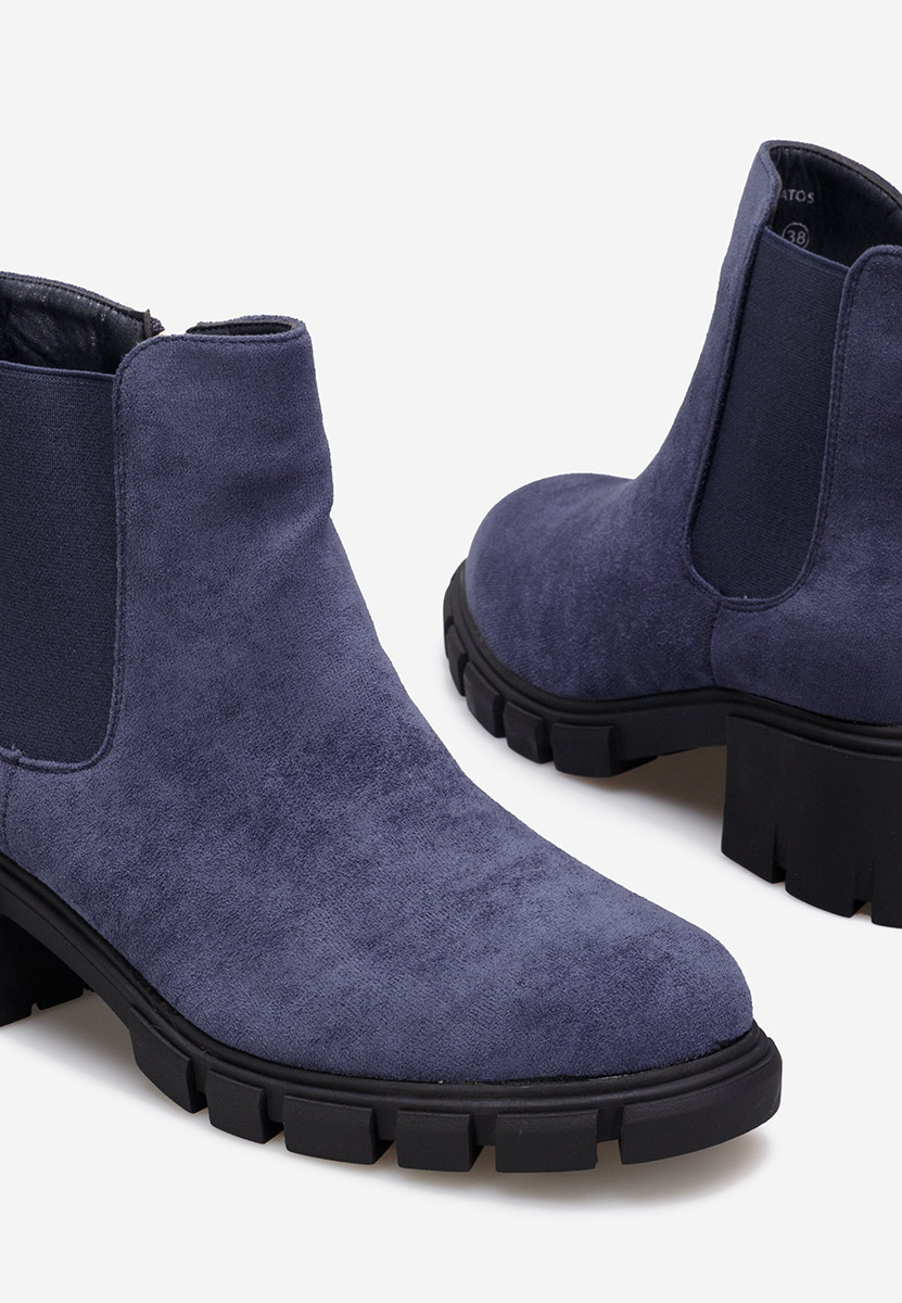 Modré členkové čižmy Alyona