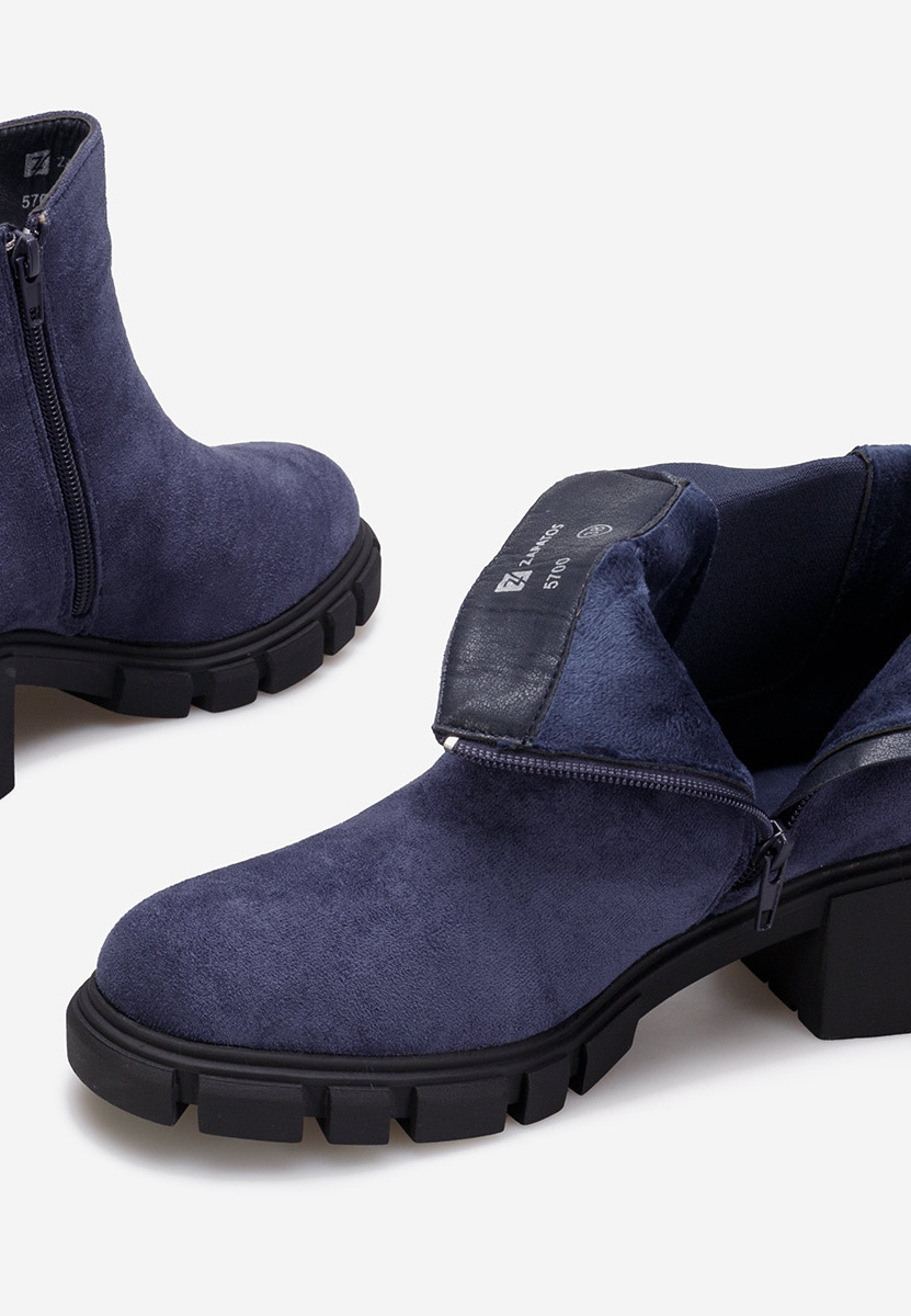 Modré členkové čižmy Alyona