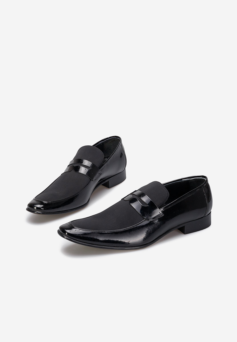 Čierne pánske spoločenské topánky Gudo