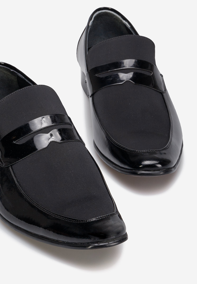 Čierne pánske spoločenské topánky Gudo