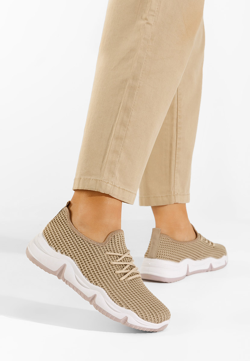 E-shop Béžové bežecké tenisky dámske Sheila