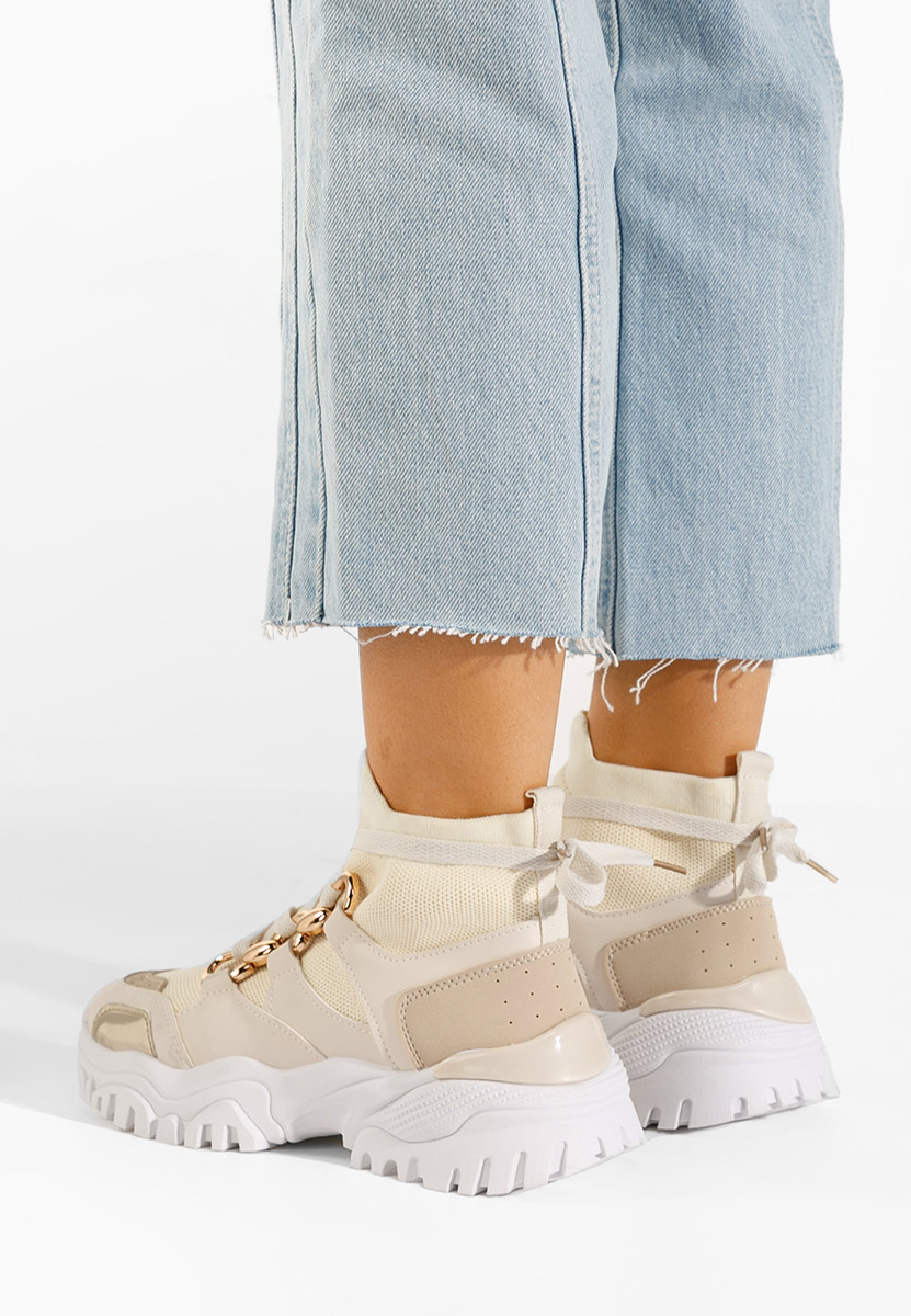 Béžové dámske sneakersy Sheridan