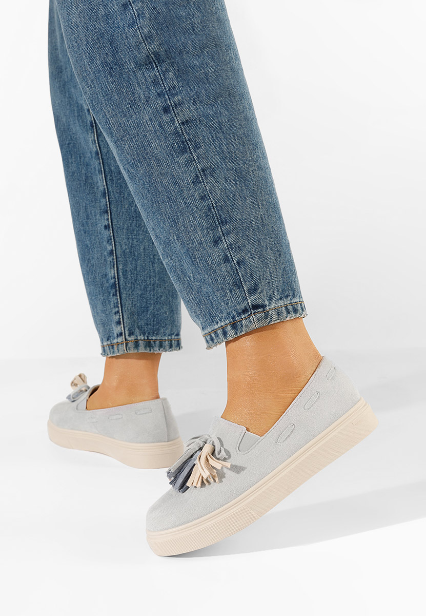 Sivé dámske espadrilky Graziela