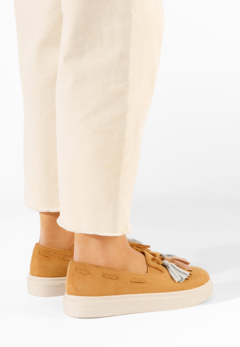 Camelové dámske espadrilky Graziela