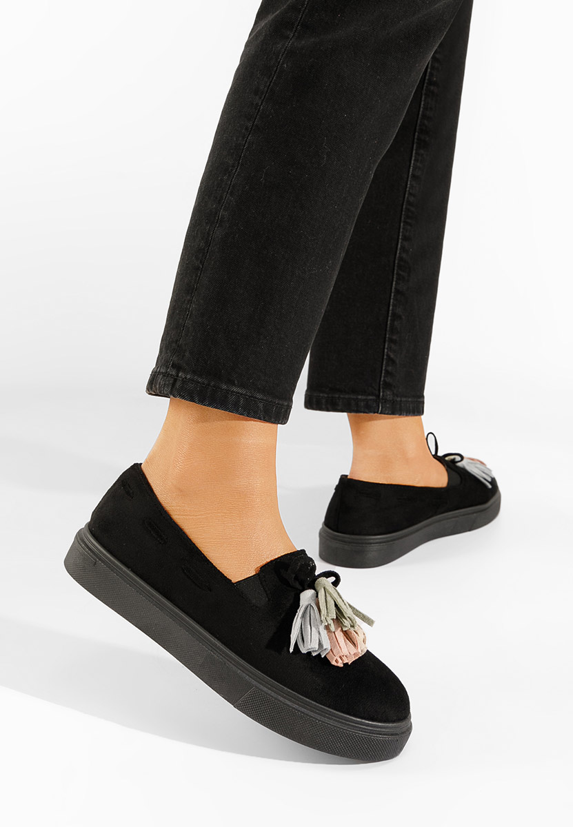Čierne dámske espadrilky Graziela