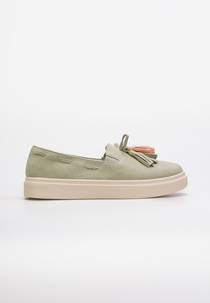 Zelené dámske espadrilky Graziela
