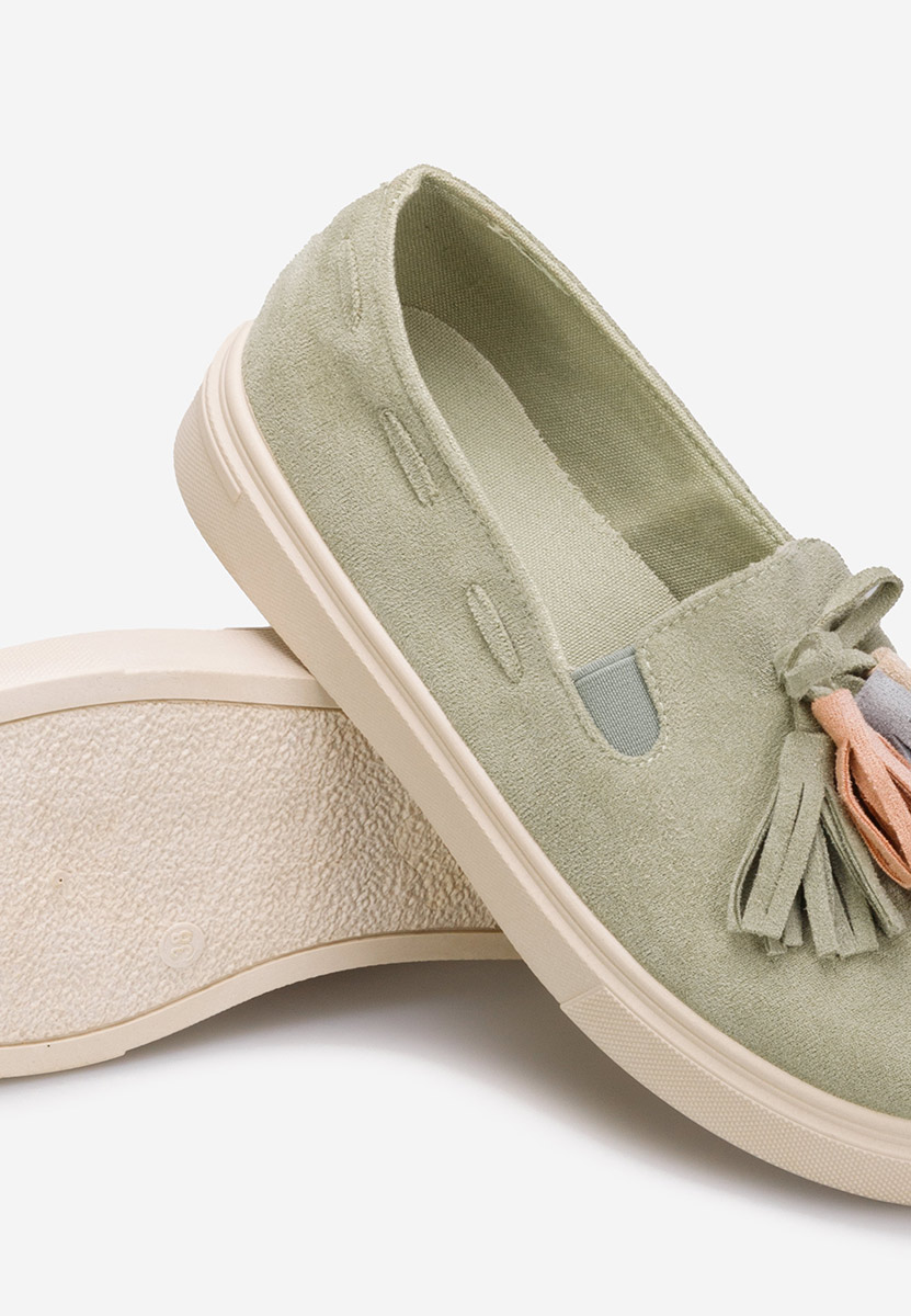 Zelené dámske espadrilky Graziela