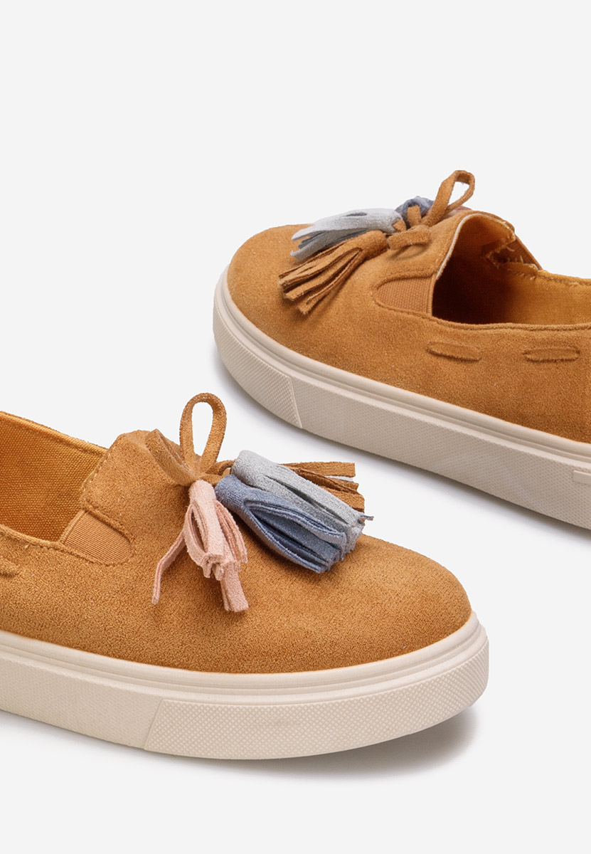 Camelové dámske espadrilky Graziela