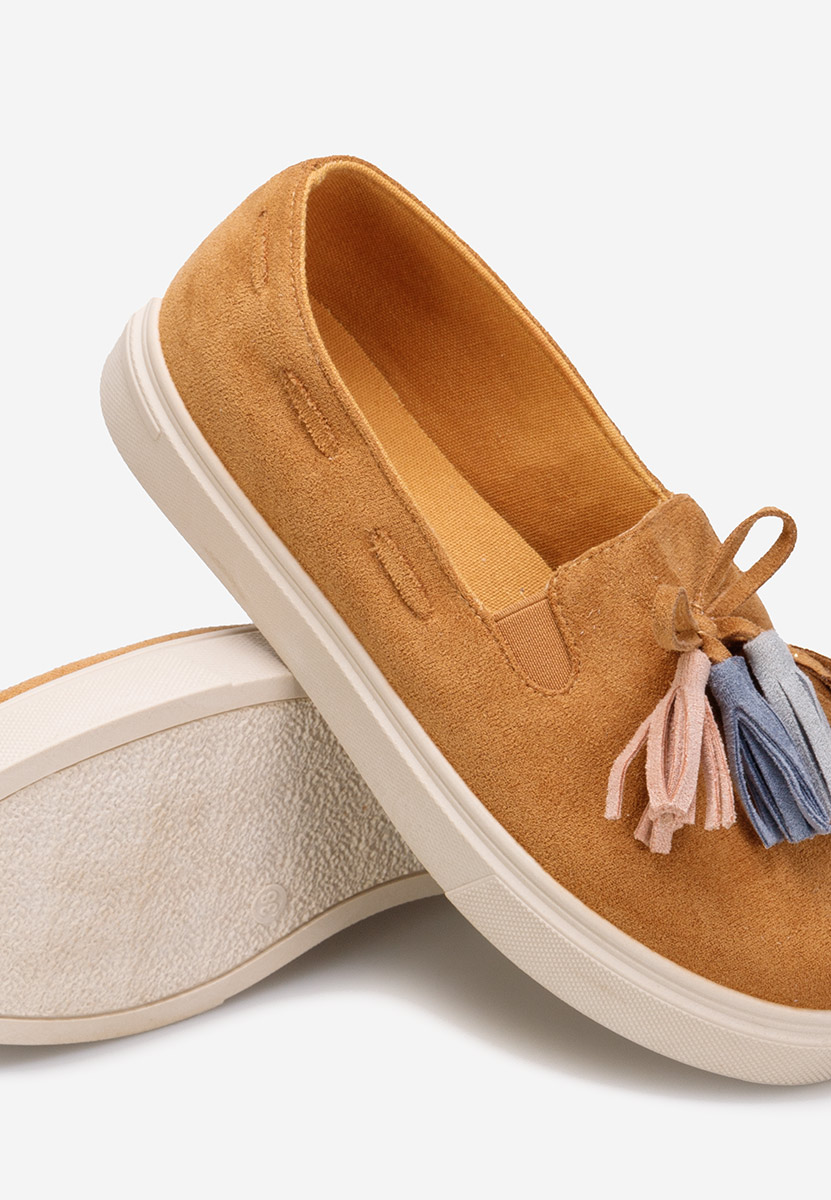 Camelové dámske espadrilky Graziela