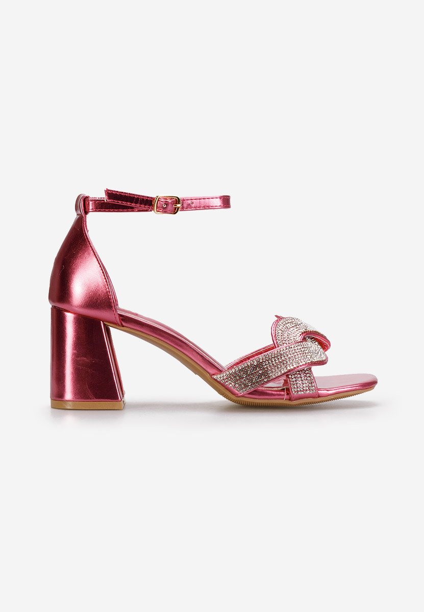 Fuchsiové elegantné sandále Sanita