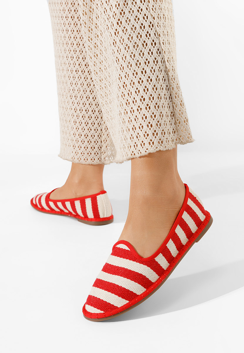 Červené dámske espadrilky Dorika