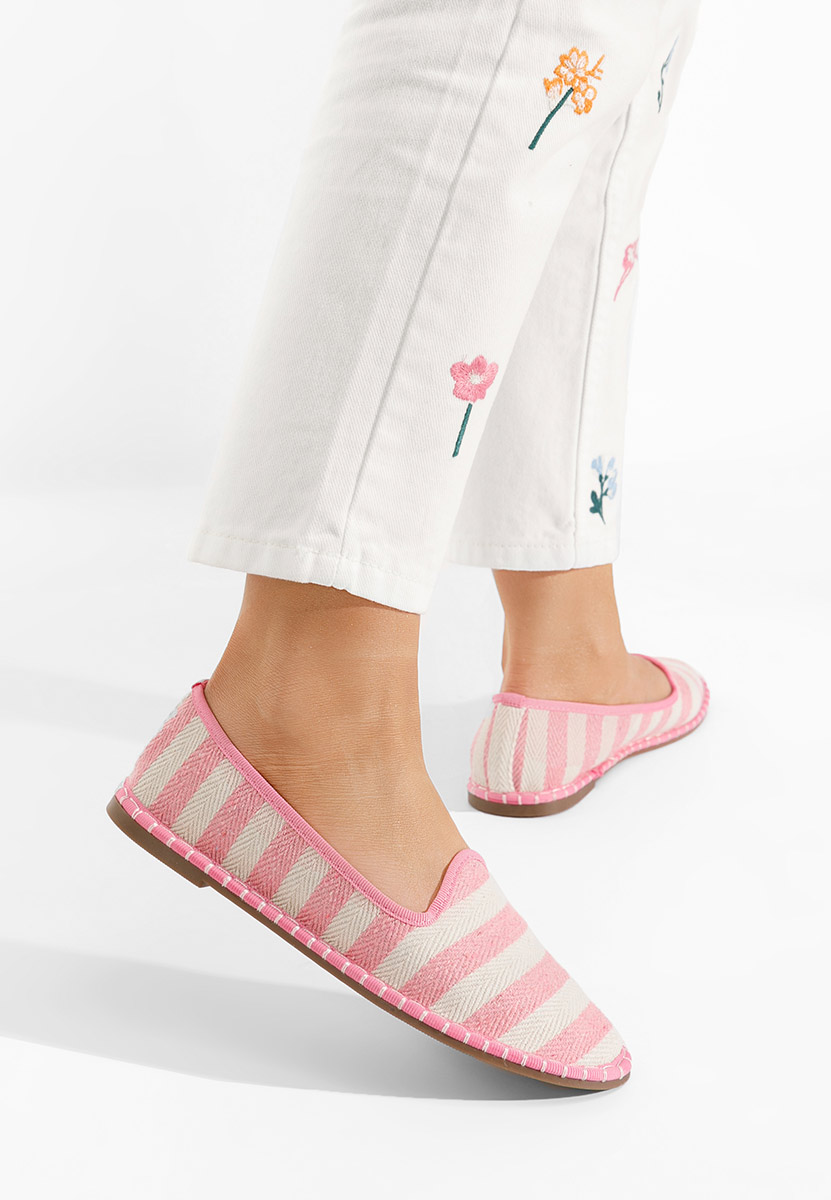 Ružové dámske espadrilky Dorika