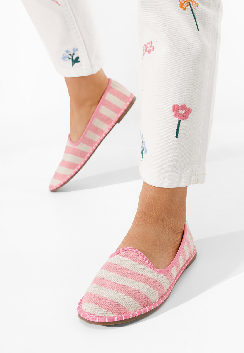 Ružové dámske espadrilky Dorika