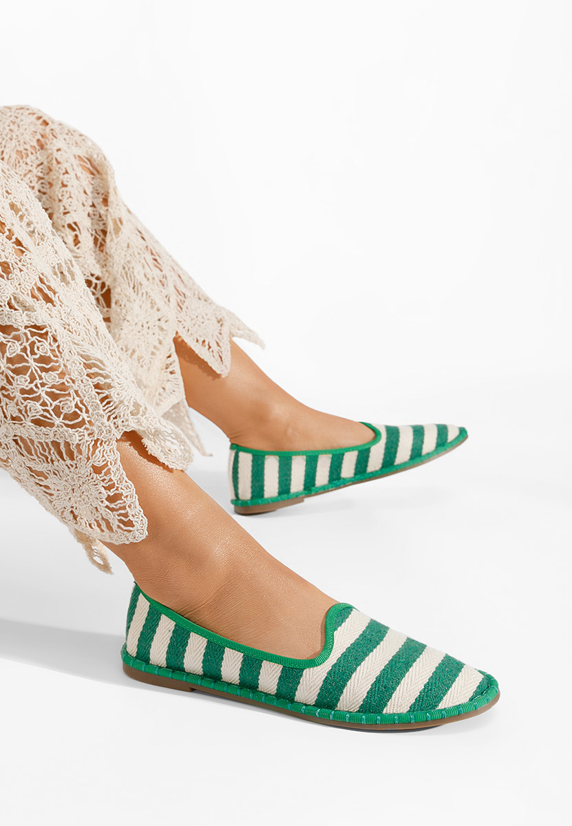 Zelené dámske espadrilky Dorika