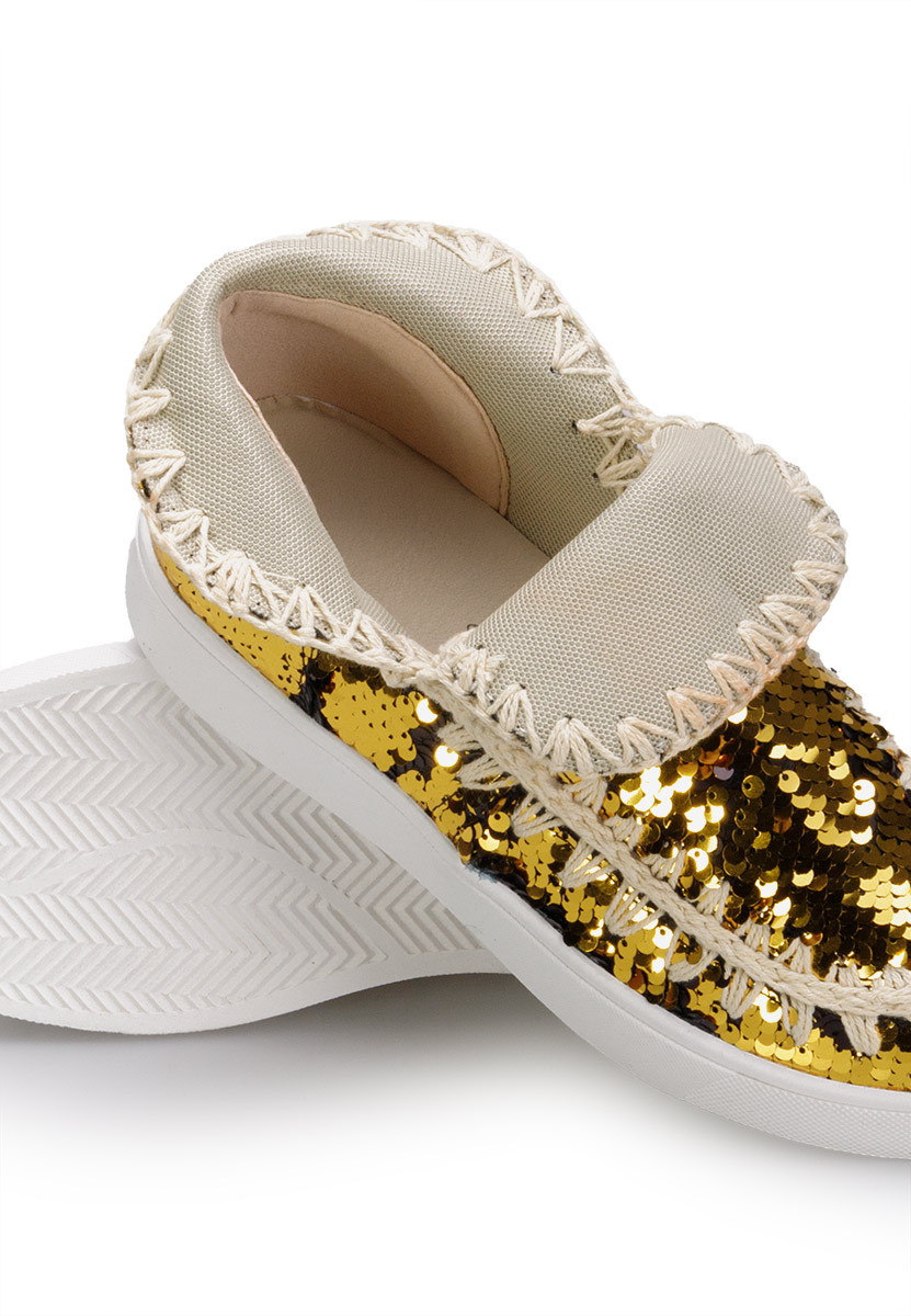 Zlaté členkové čižmy Azna