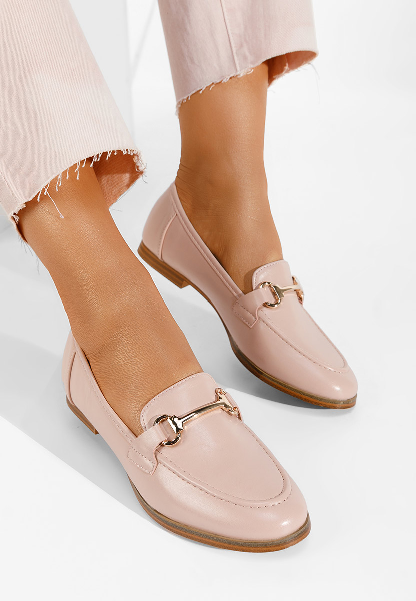 Ružové mokasíny dámske Casica