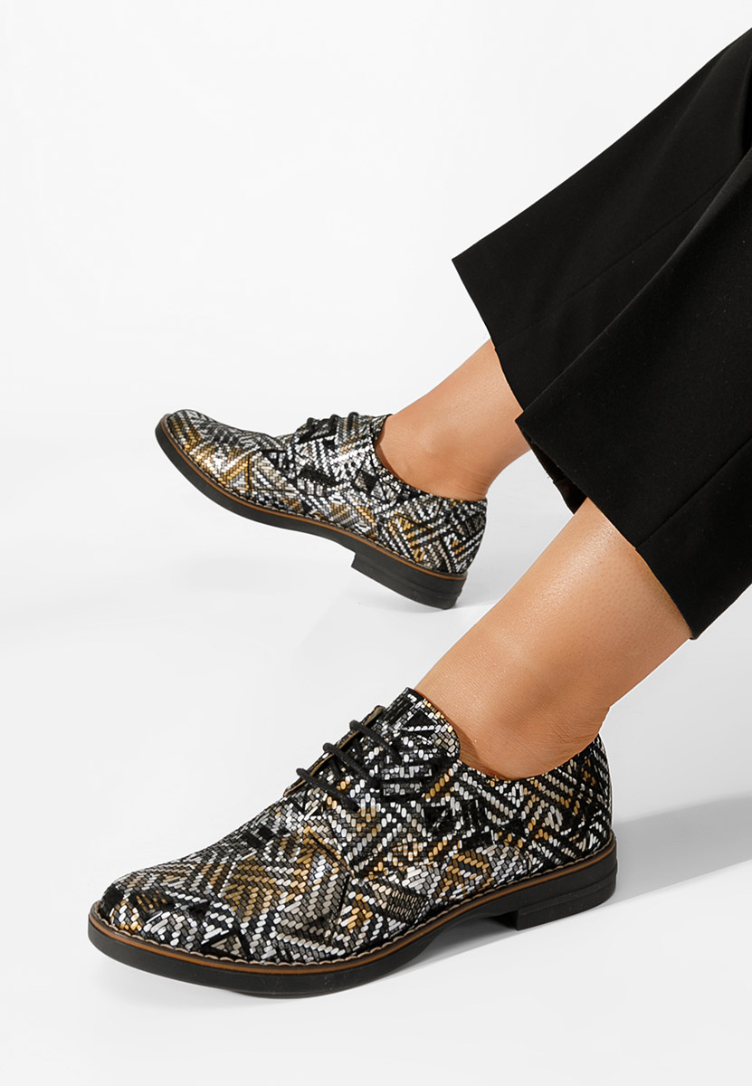 Farebné kožené derby dámske Otivera V5