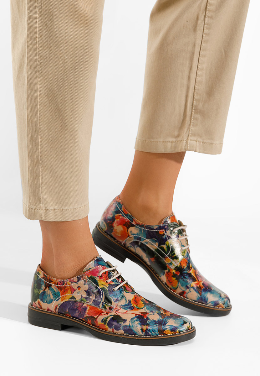 Farebné kožené derby dámske Otivera V6