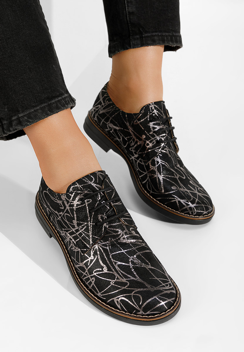 Farebné kožené derby dámske Otivera V12