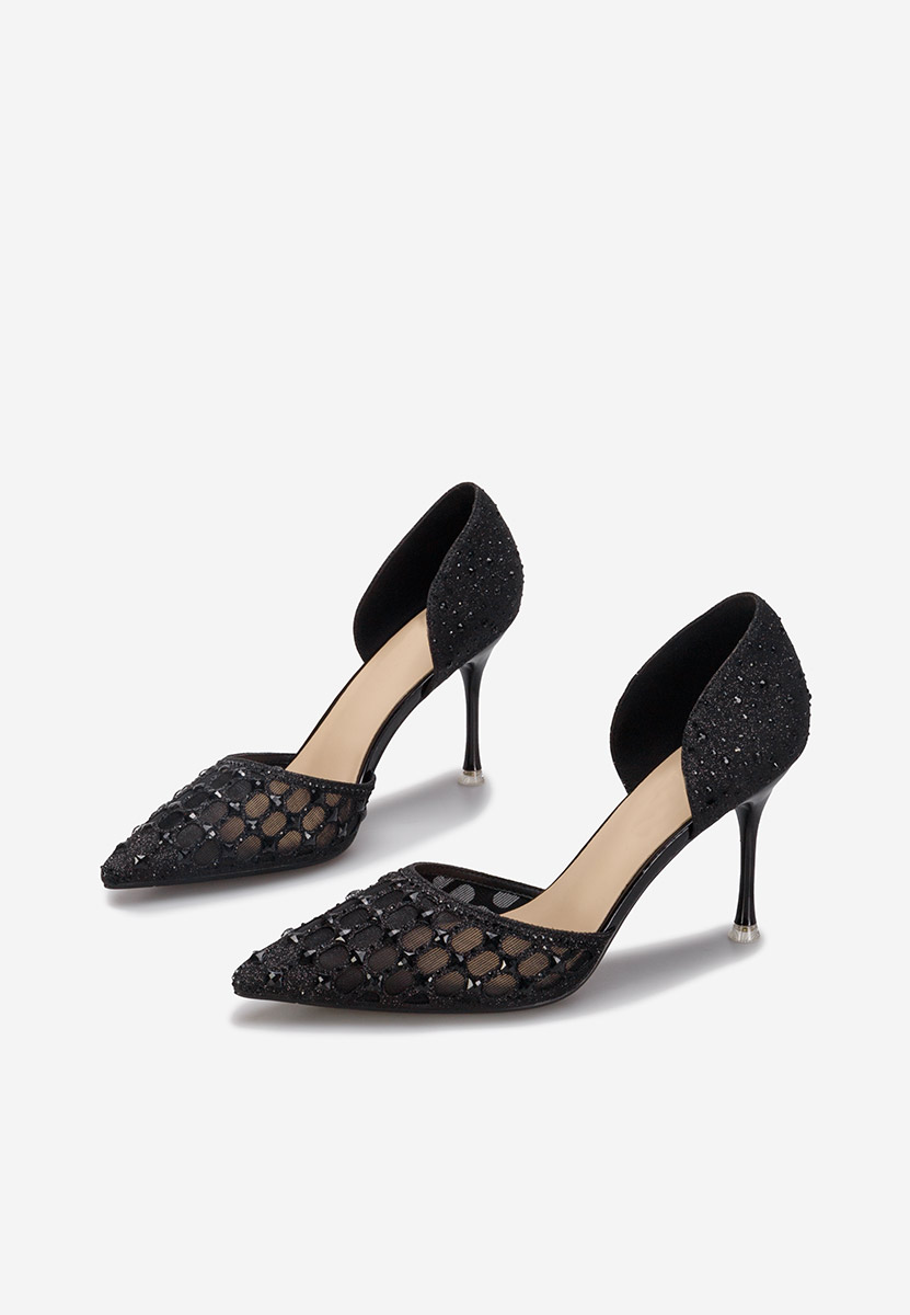 Čierne elegantné lodičky Lorita
