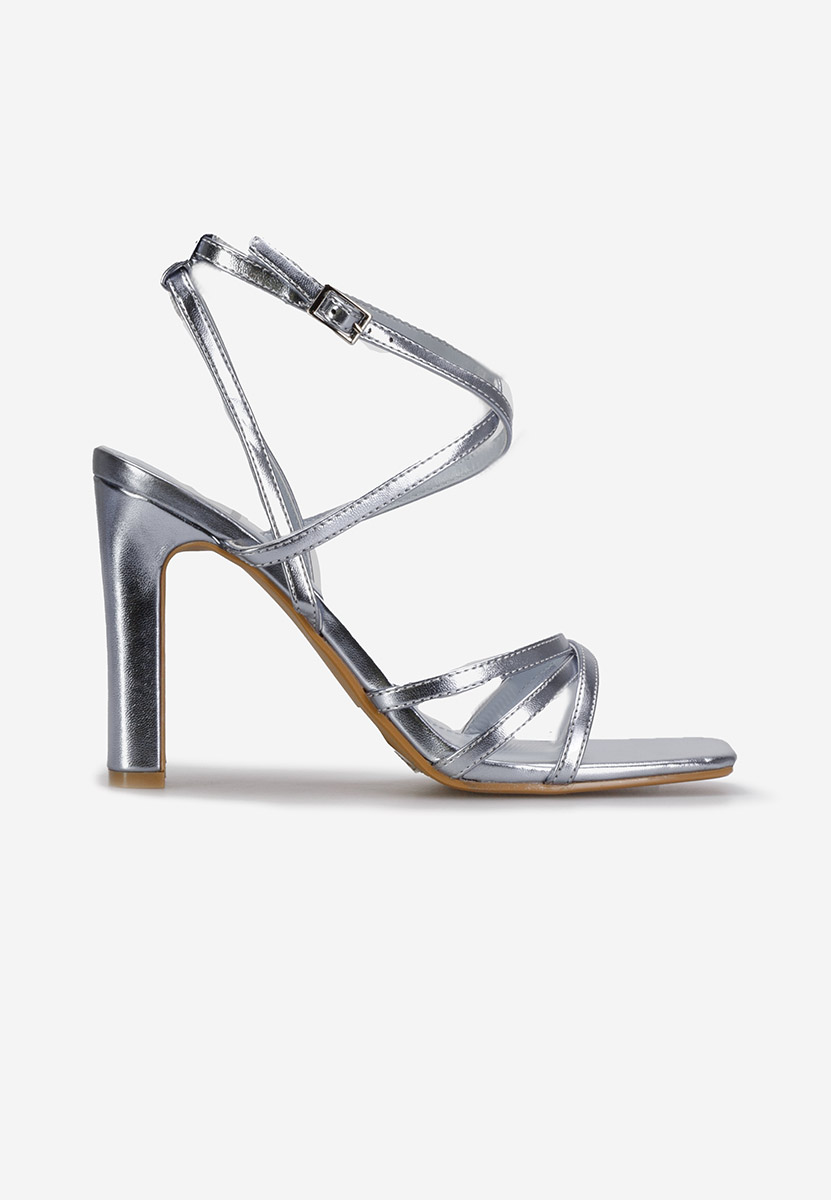 Strieborné elegantné sandále Ayleen V2