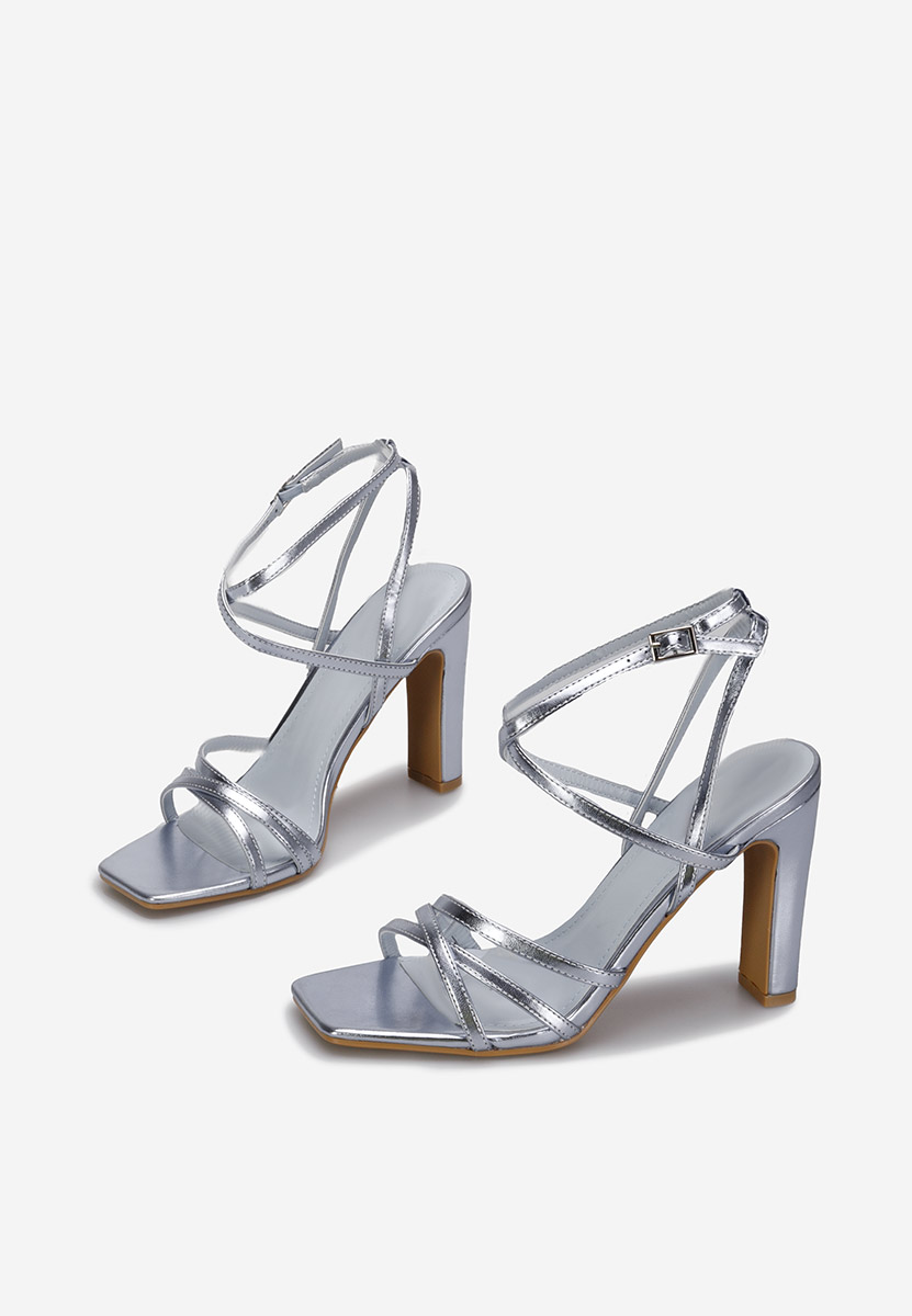 Strieborné elegantné sandále Ayleen V2