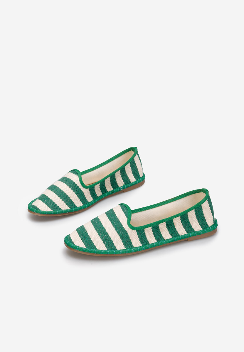Zelené dámske espadrilky Dorika