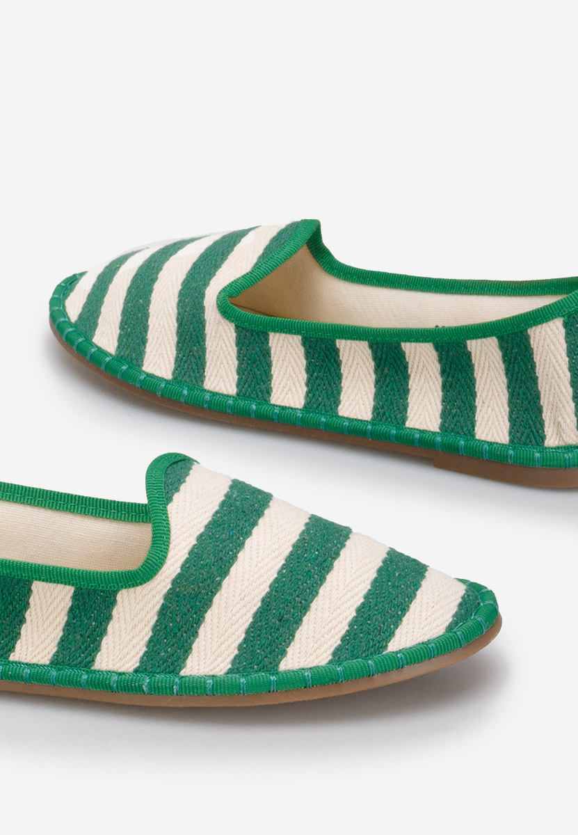 Zelené dámske espadrilky Dorika
