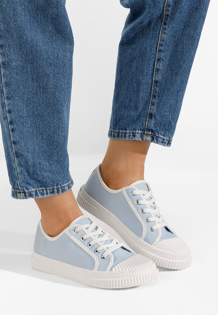 Svetlo modré dámske nízké tenisky Tezina