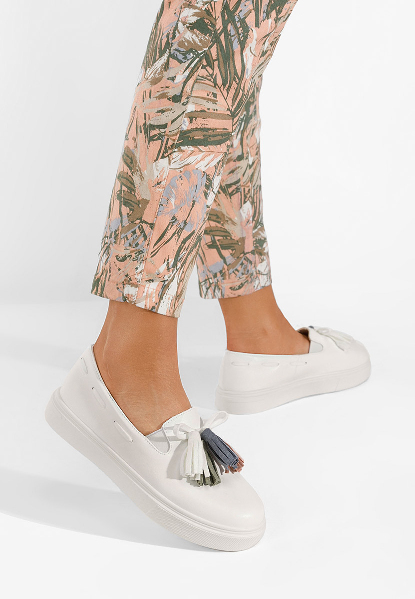 Biele dámske espadrilky Graziela