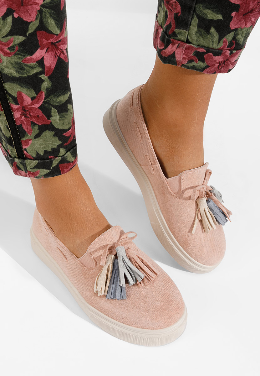 Ružové dámske espadrilky Graziela